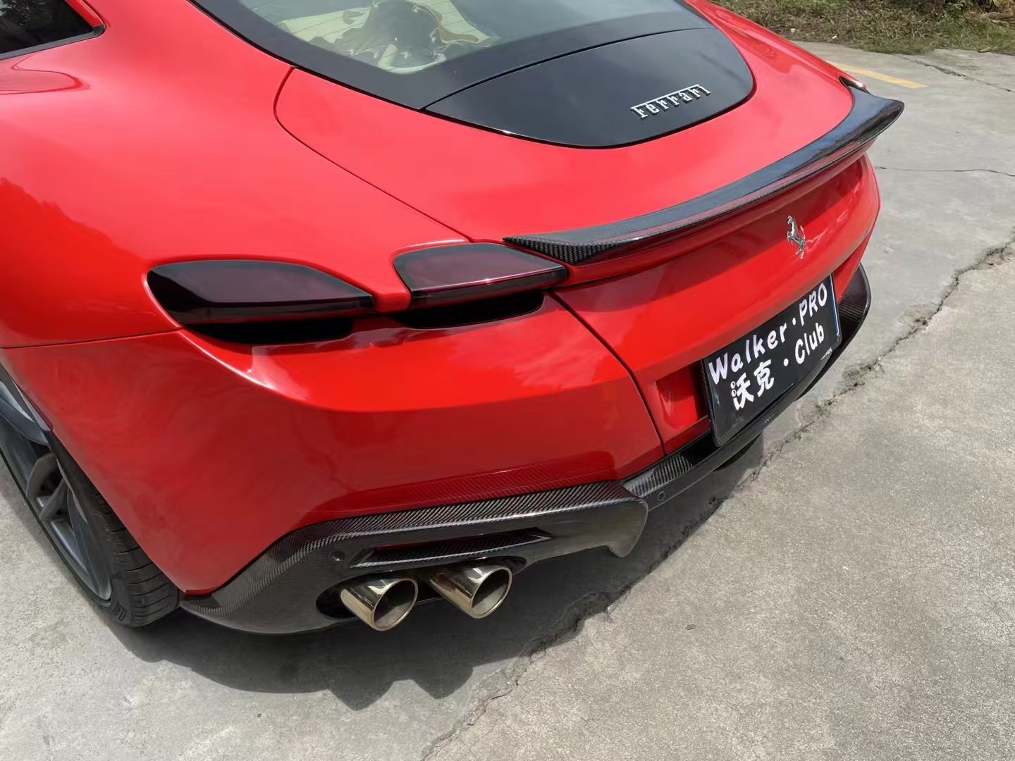 Ferrari Roma Upgrade OEM Style Carbon Fiber Body Kit Front Lip Rear ...