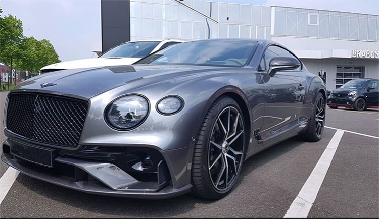 Bentley Third Generation Continental GT Upgrade STCH Style Carbon Fiber Body Kit Front Lip Side Skirt Rear Diffuser