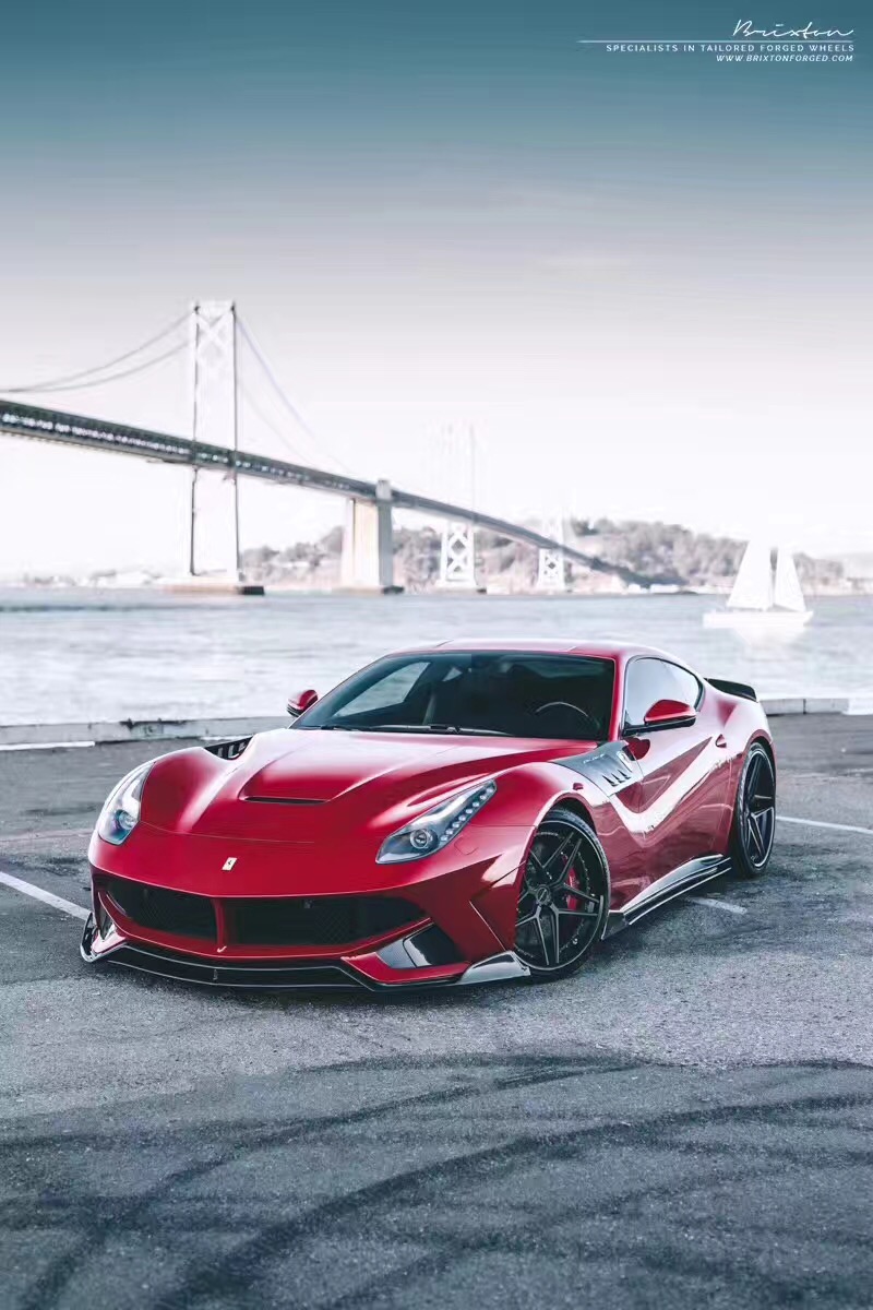 Ferrari F12 Upgrade NVT Style Carbon Fiber Body Kit Front Lip Rear ...