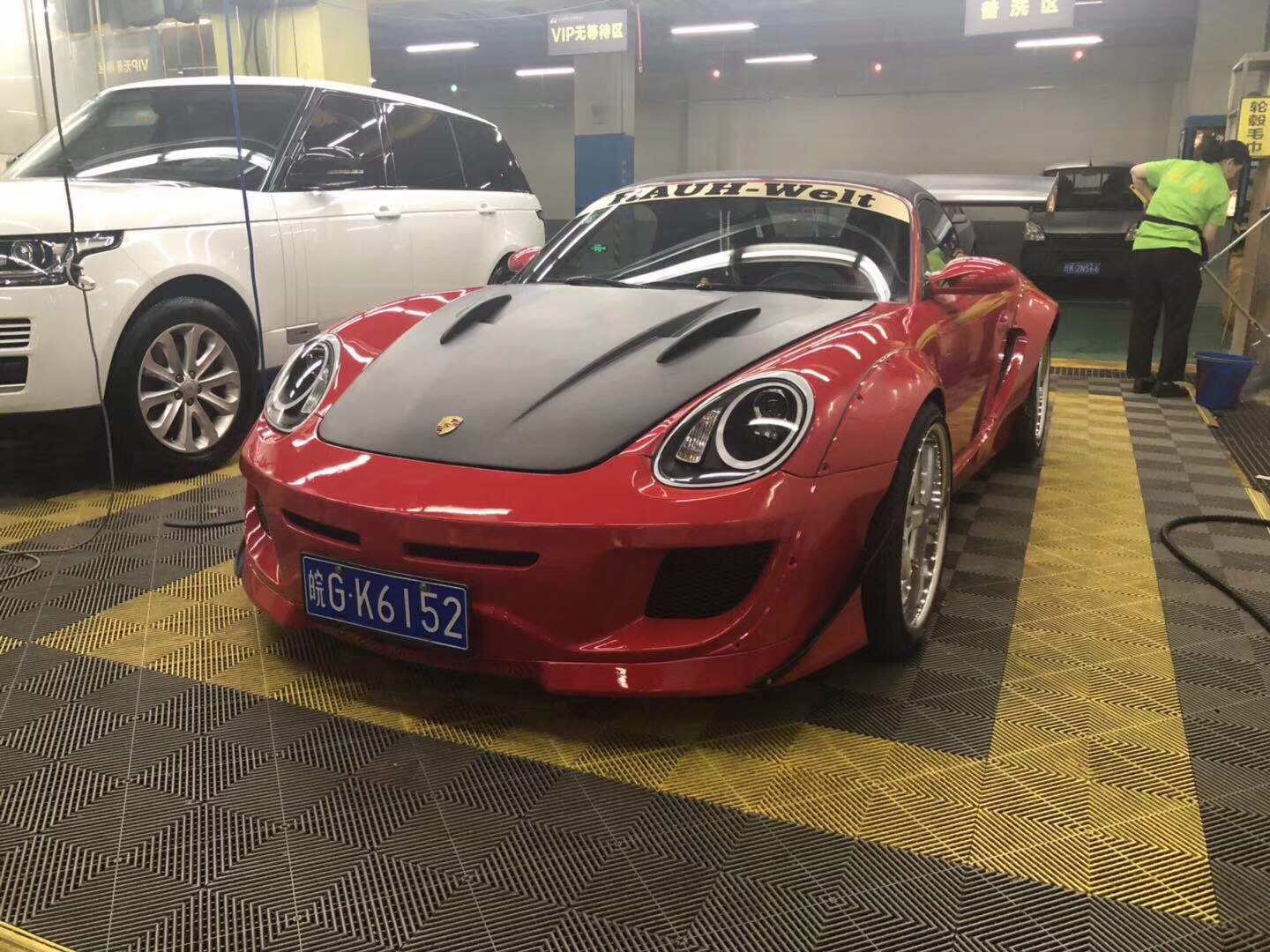 Porsche 987 Upgrade RB Style Wide Body Kit Front Bumper Rear Bumper ...