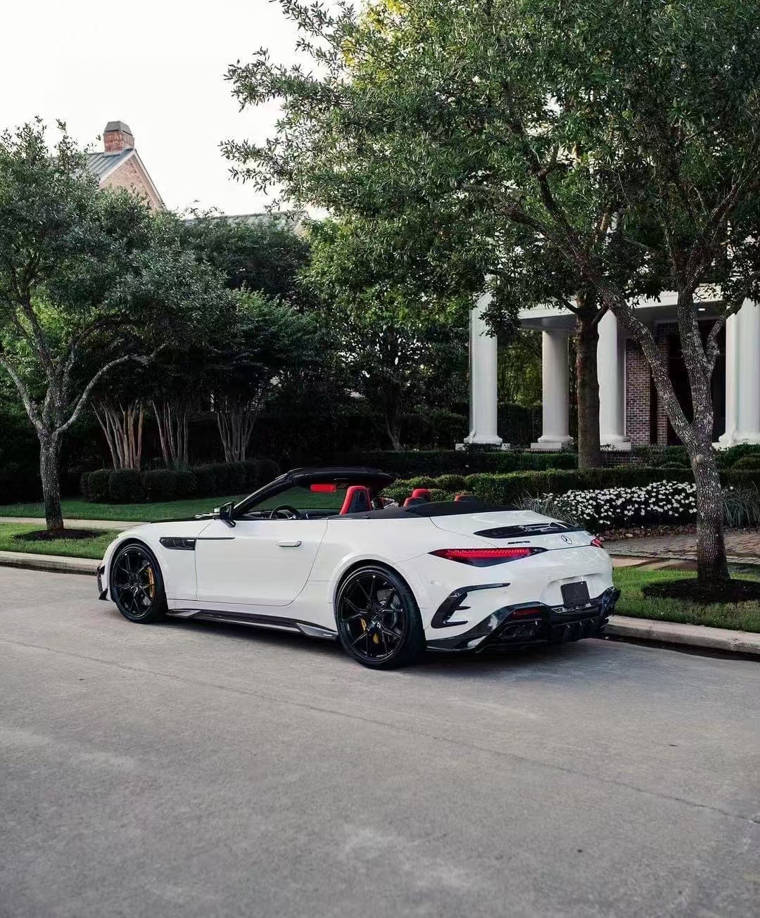 Mercedes Sl R232 Rear Mercedes-Benz R232 SL Upgrade MS Style Wide Body Kit Front Bumper Rear ...