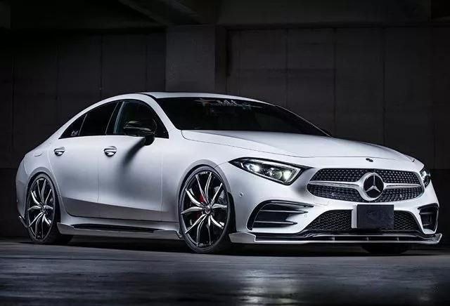 Mercedes-Benz C257 CLS SDF Style Carbon Fiber Body Kit Front Lip Side Skirt Spoiler Diffuser