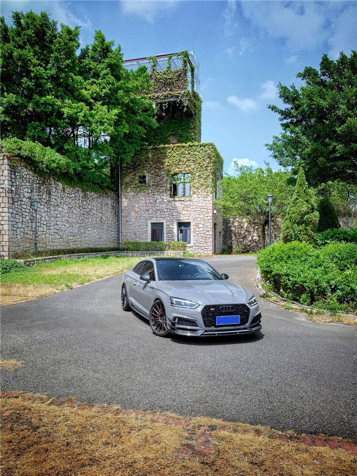 Audi A5S5RS5 8W6 Upgrade ABT Body Kit Front Lip Side Skrit Diffuser Spoiler Front Bumper Vents