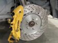 Jaguar F-pace front upgrade Brembo v6 with 380 high-carbon punch plate rear wheel enlargement plate 370 Perfect upgrade