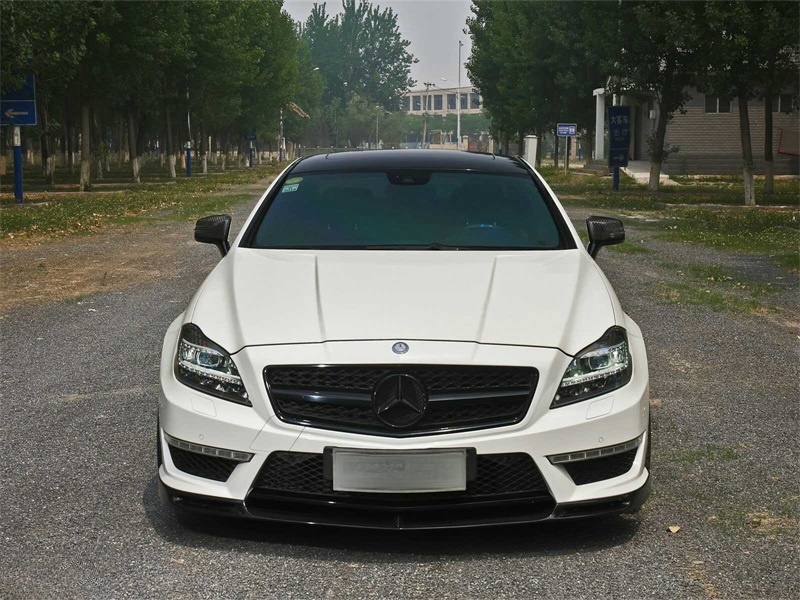 Mercedes-Benz C218 CLS VOR Style Carbon Fiber Body Kit Front Lip Side Skirt Spoiler Diffuser