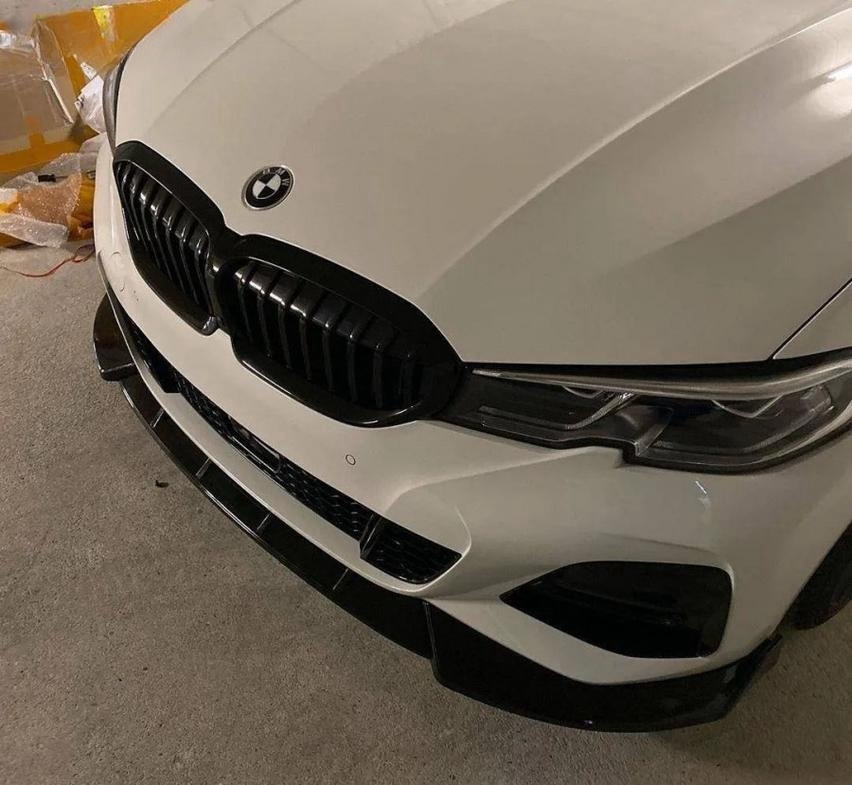 BMW 3 Series G20 Upgrade BR Carbon Fiber Body Kit Front Lip Side Skirt Spoiler Diffuser