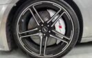 Audi A7 Front wheel upgrade The new Audi original Rs Akibono ten piston calipers with 420 specification high carbon heat treatment marking disc set in custom colors