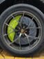 Porsche Macan Front Wheel upgrade The largest Akibono 10-piston calipers on the market with 420 specification high-carbon heat treatment punch tray set 20 "wheel hub upgrade installation perfect