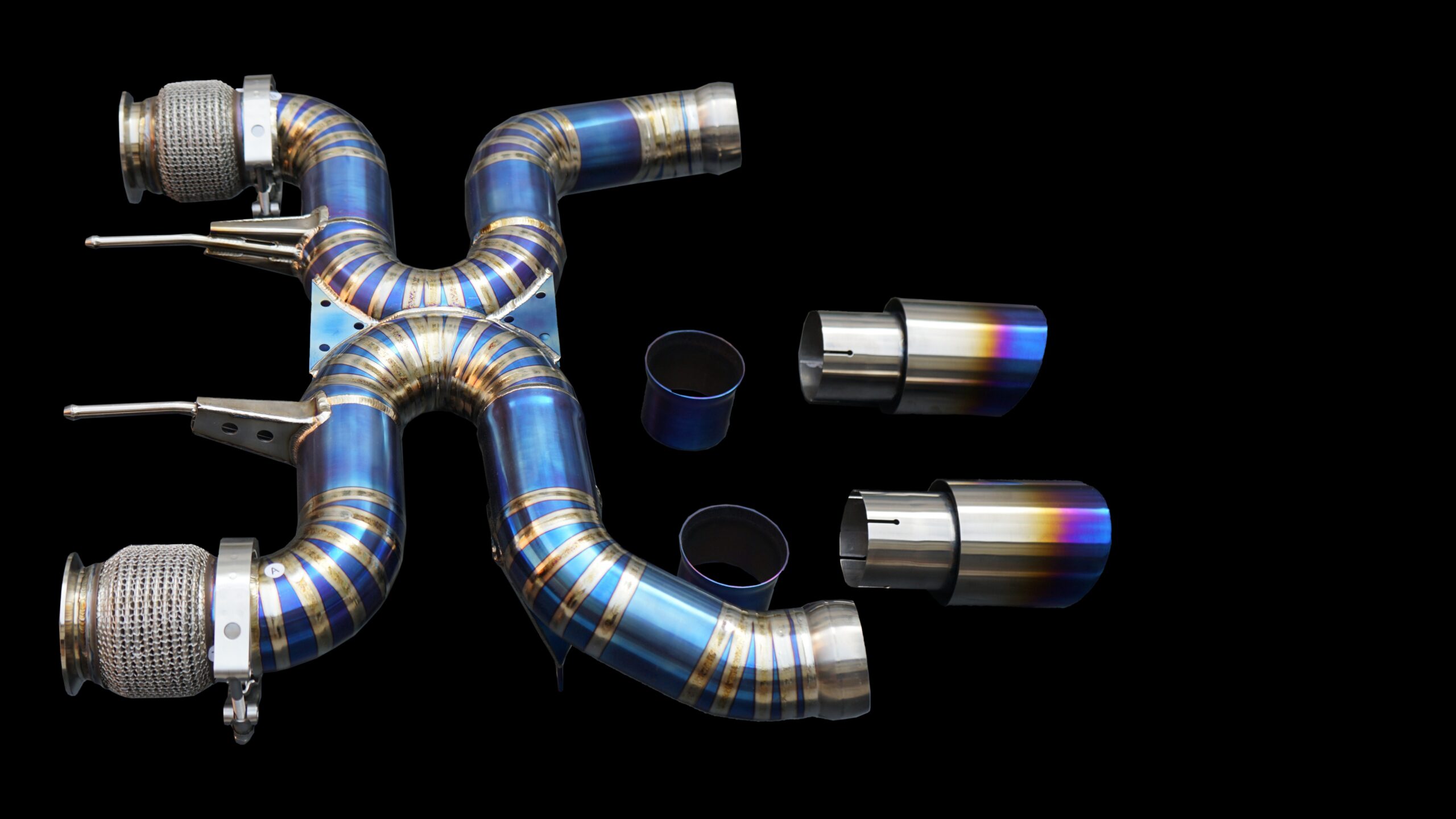 McLaren 720S Upgrade Style4 High Quality High Corrosion Resistance Extreme Light Weight High Heat Resistance Titanium Alloy Exhaust System