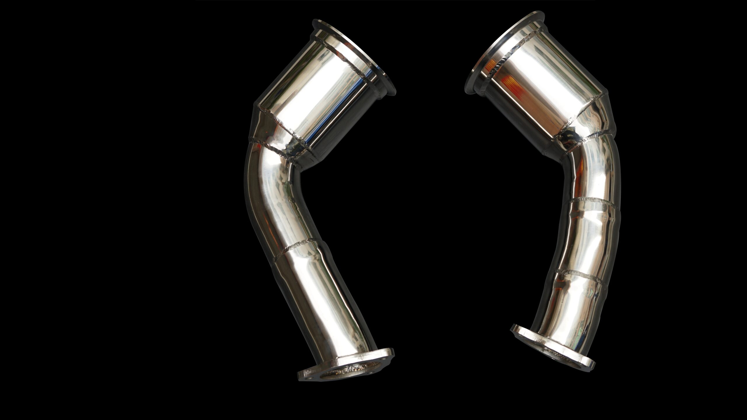 Audi B9 A4S4RS4 A5S5RS5 Upgrade RS5 Head-Pipe High Quality High Corrosion Resistance Extreme Light Weight High Heat Resistance Stainless Steel Exhaust System