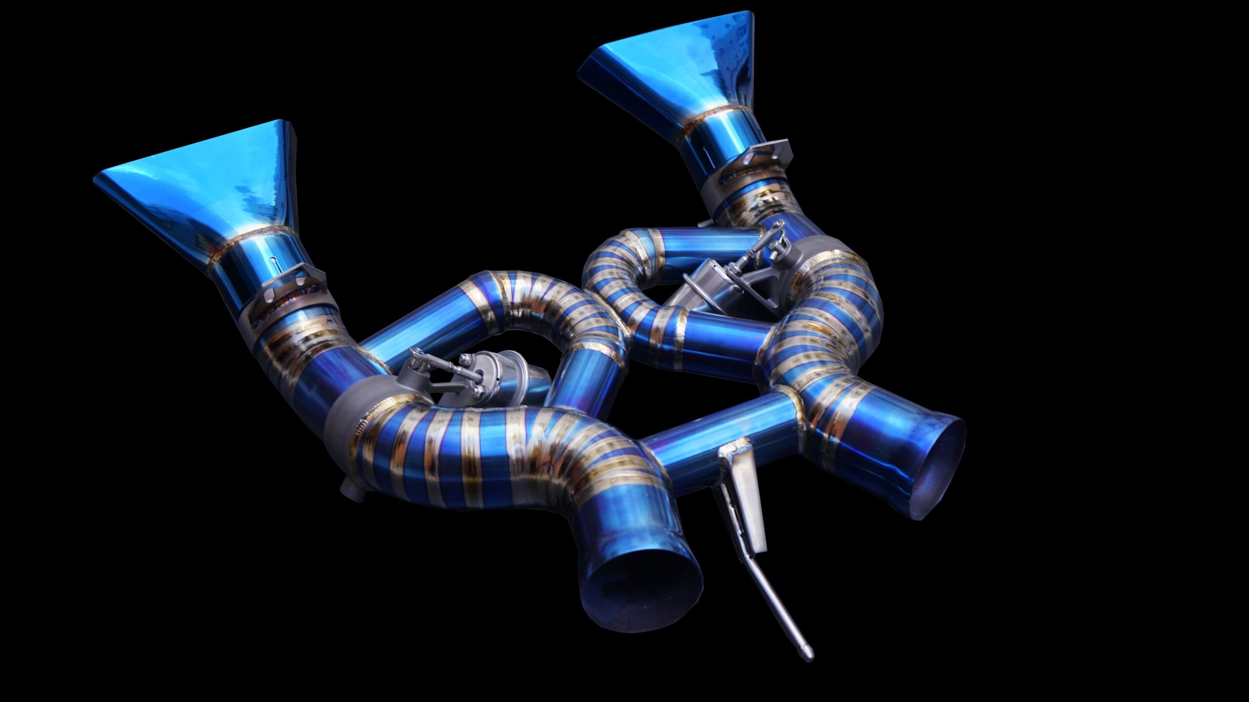 McLaren MP4 Upgrade Full Exhaust Style High Quality High Corrosion Resistance Extreme Light Weight High Heat Resistance Titanium Alloy Exhaust System