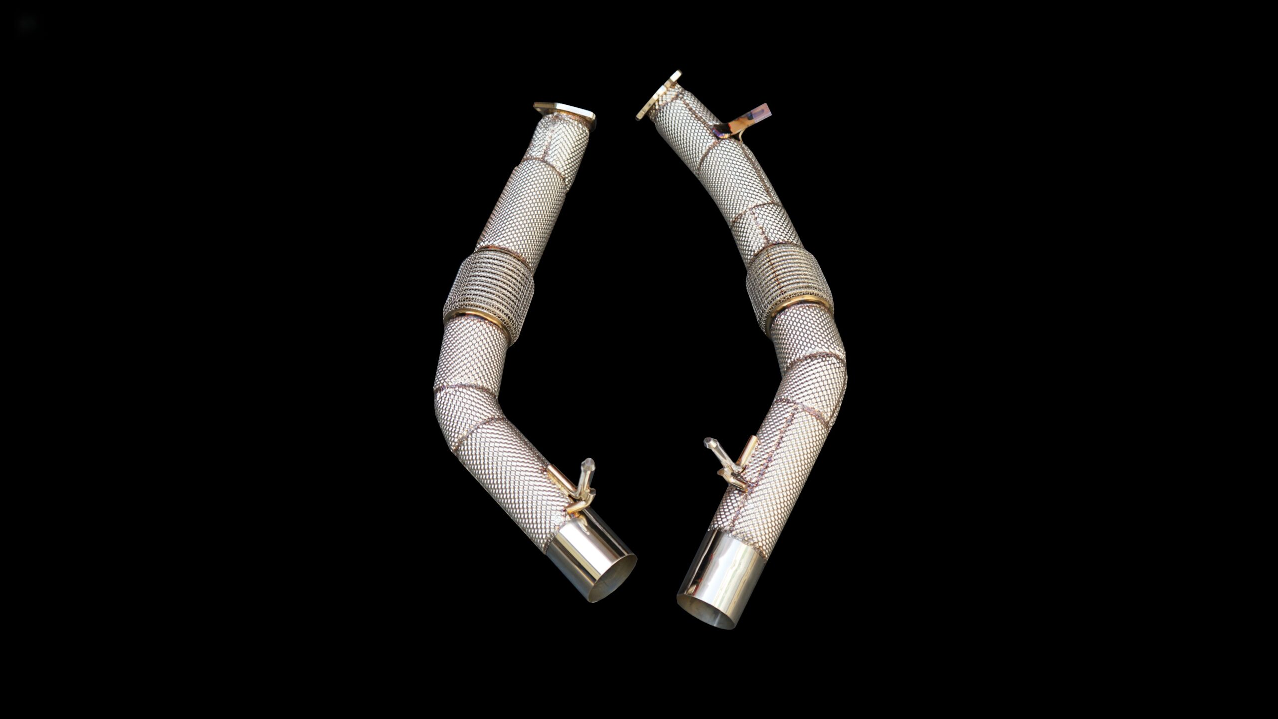 Maserati Upgrade Head-Pipe High Quality High Corrosion Resistance Extreme Light Weight High Heat Resistance Stainless Steel Exhaust System