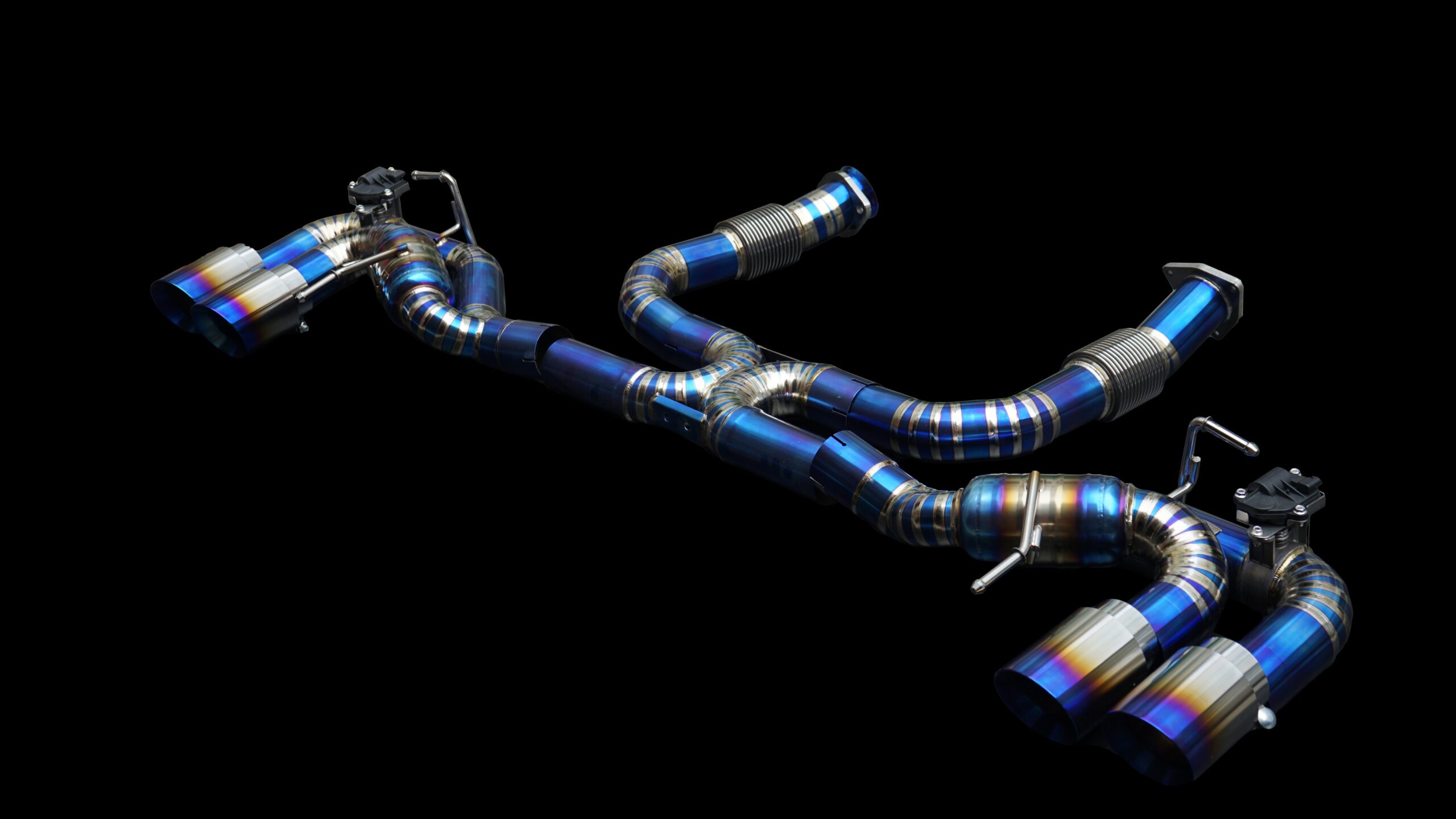 Corvette C8-C9 Upgrade Full Exhaust High Quality High Corrosion Resistance Extreme Light Weight High Heat Resistance Aluminum alloy exhaust System