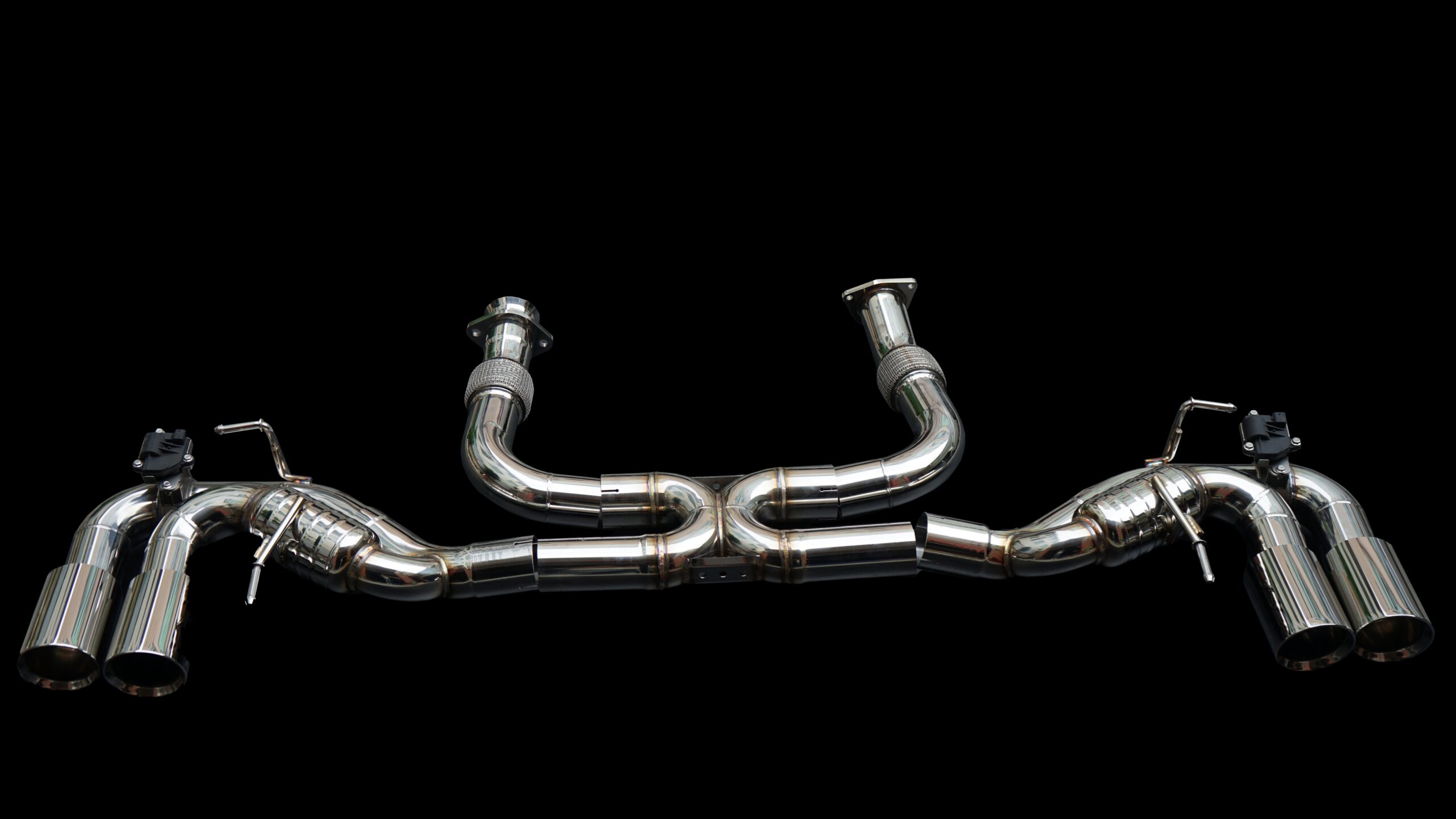 Corvette C8C9 Upgrade Full Exhaust High Quality High Corrosion Resistance Extreme Light Weight High Heat Resistance Stainless Steel Exhaust System