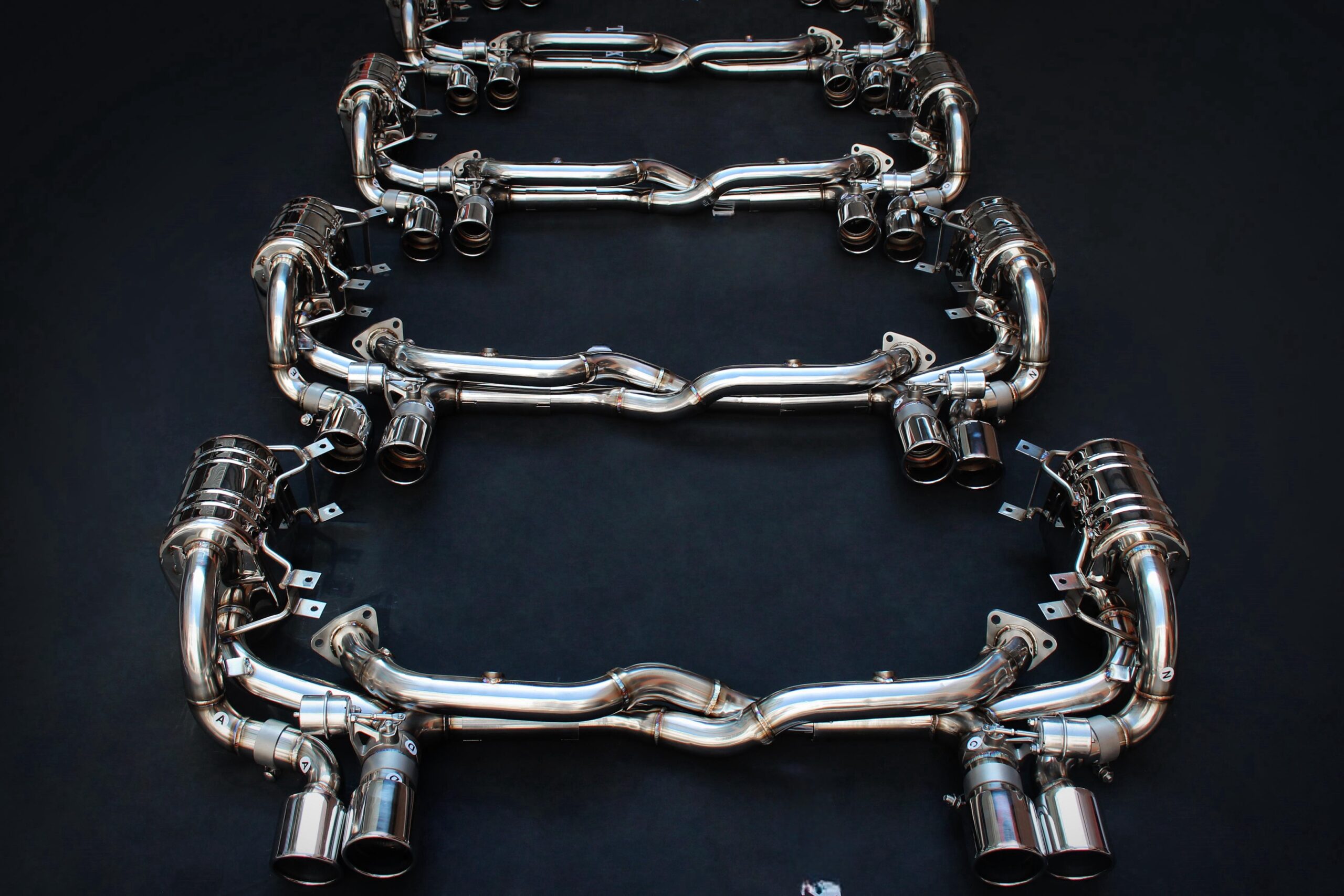 Porsche 911 997.1 Upgrade Style 2 High Quality High Corrosion Resistance Extreme Light Weight High Heat Resistance Stainless Steel Exhaust System