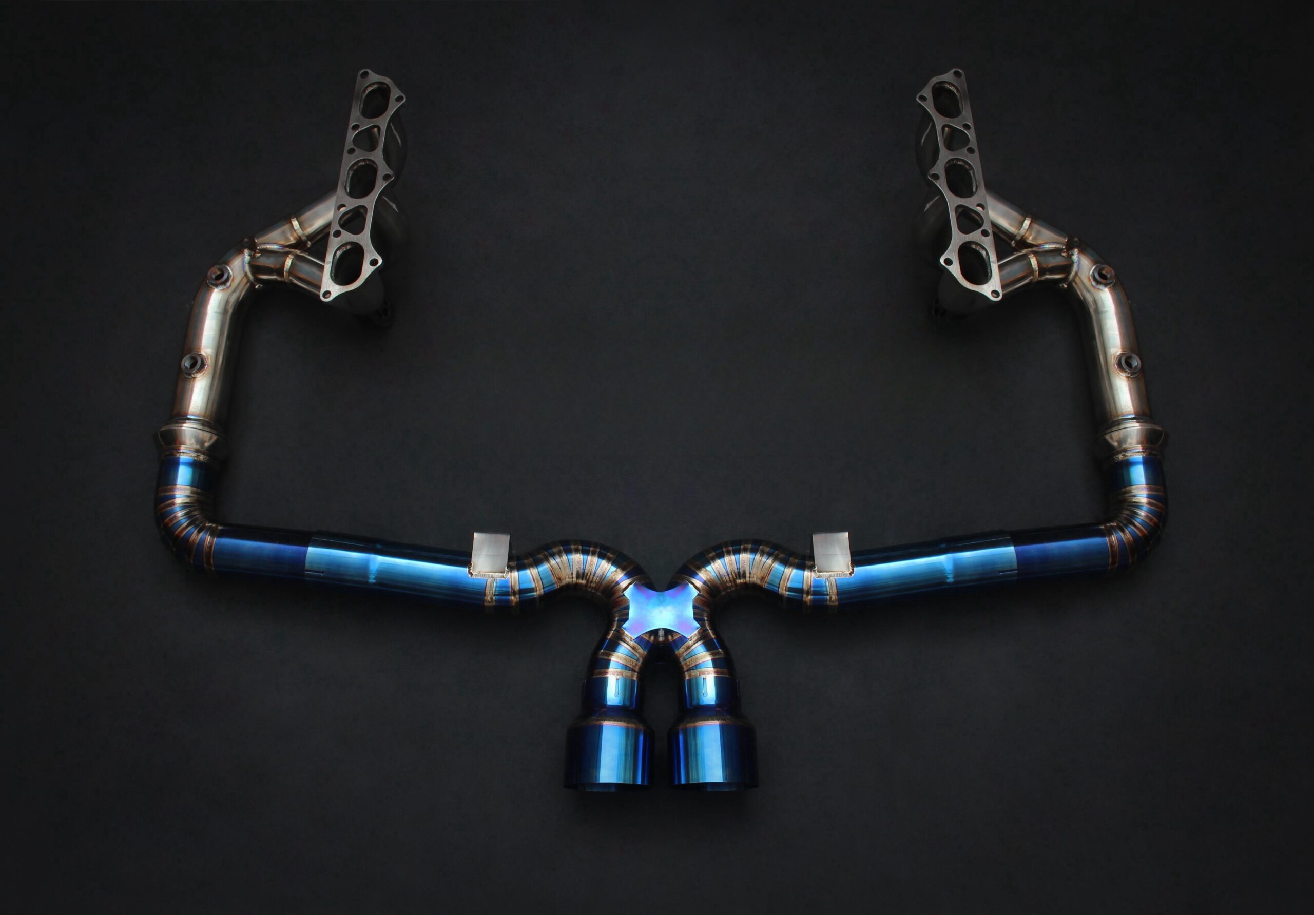 Porsche 911 Turbo Upgrade Full Exhaust High Quality High Corrosion Resistance Extreme Light Weight High Heat Resistance Titanium Alloy Exhaust System