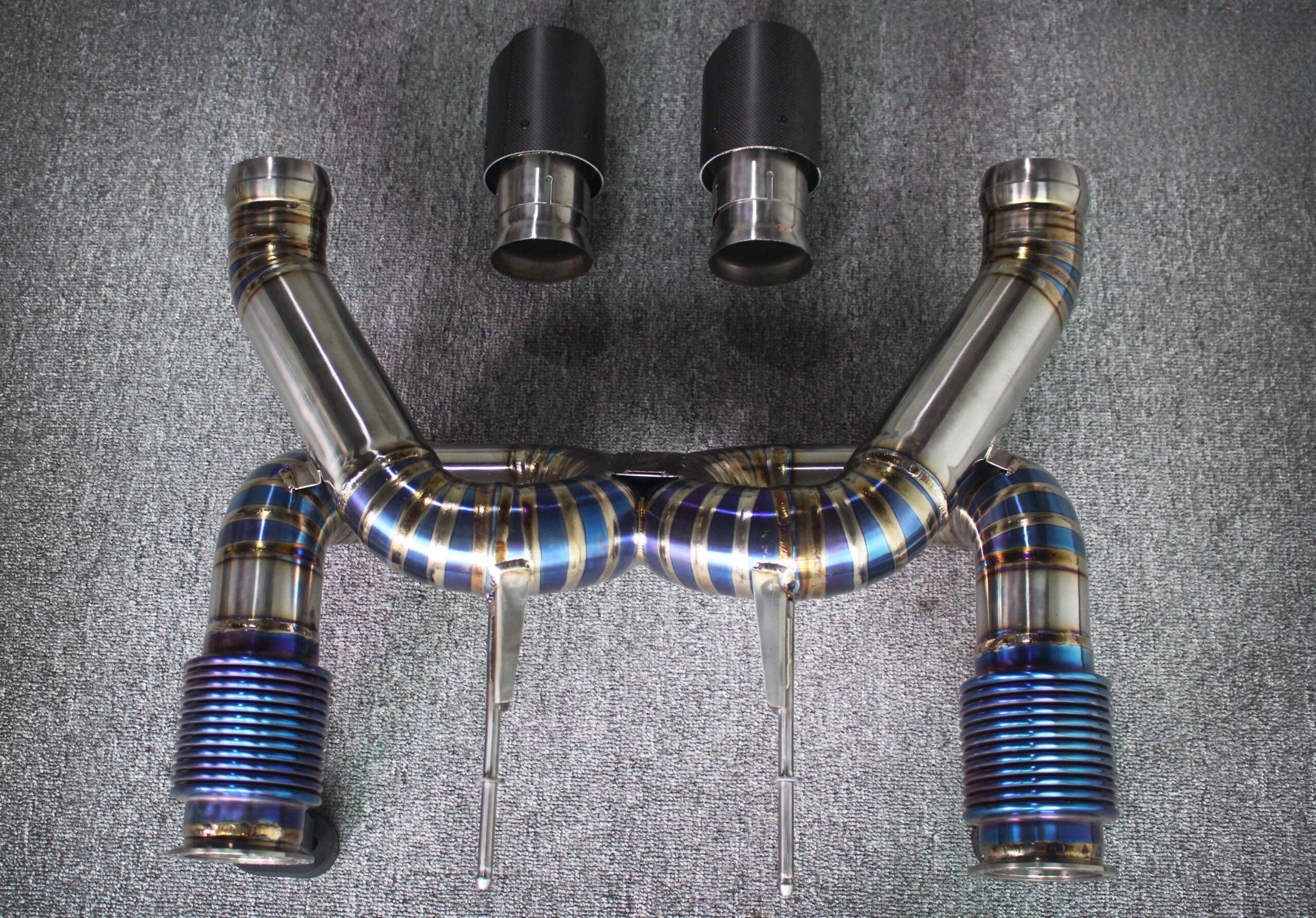McLaren 720S Upgrade Style5 High Quality High Corrosion Resistance Extreme Light Weight High Heat Resistance Titanium Alloy Exhaust System
