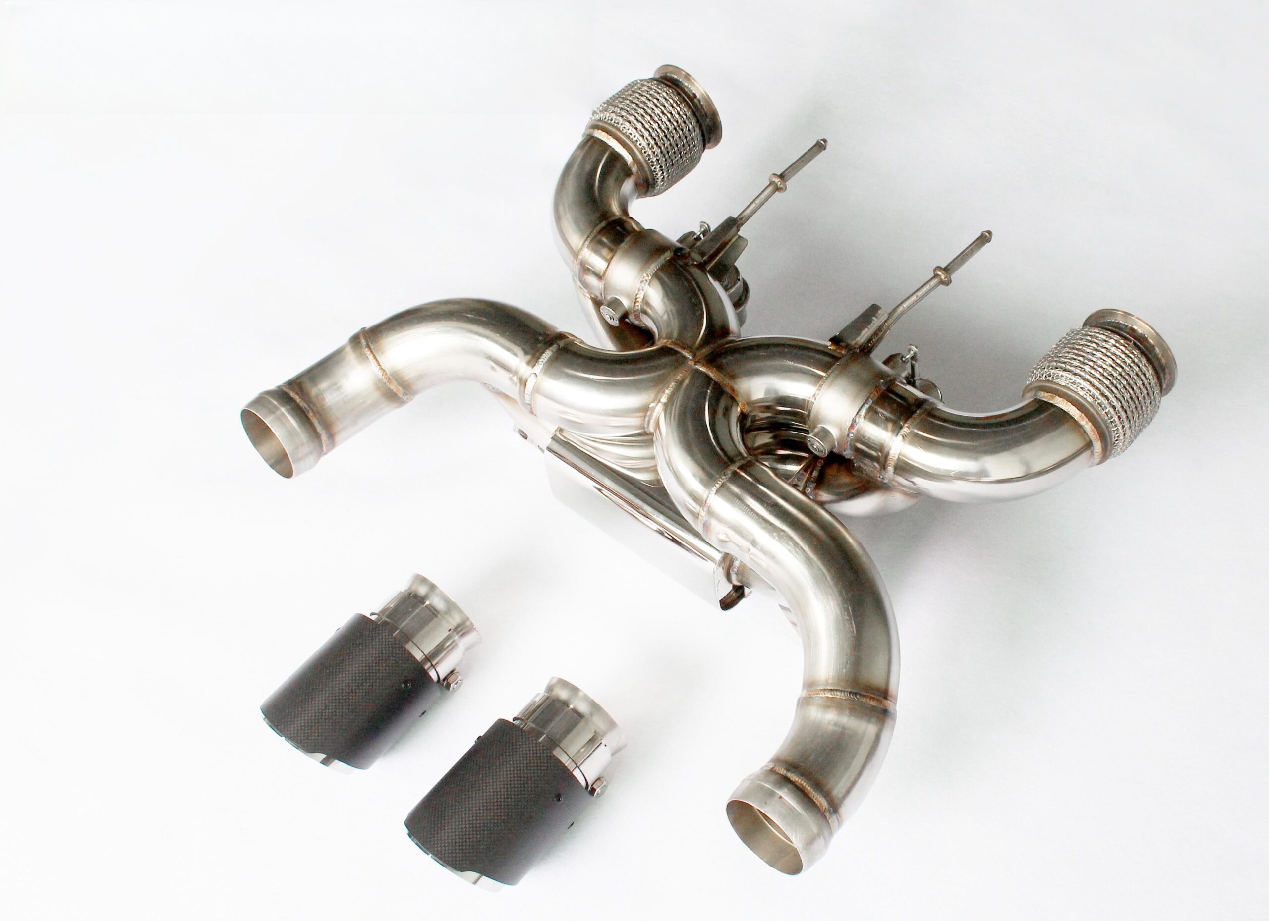 McLaren 720S Upgrade Style3 High Quality High Corrosion Resistance Extreme Light Weight High Heat Resistance Stainless Steel Exhaust System