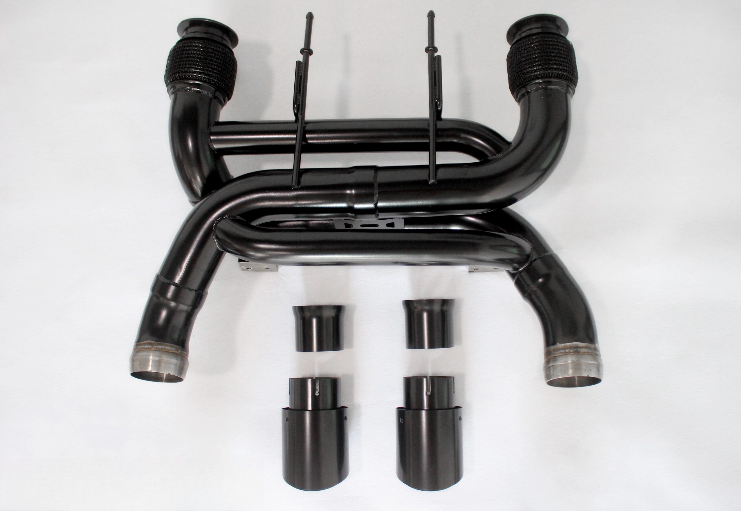 McLaren 720S Upgrade Matte Black High Quality High Corrosion Resistance Extreme Light Weight High Heat Resistance Stainless Steel Exhaust System