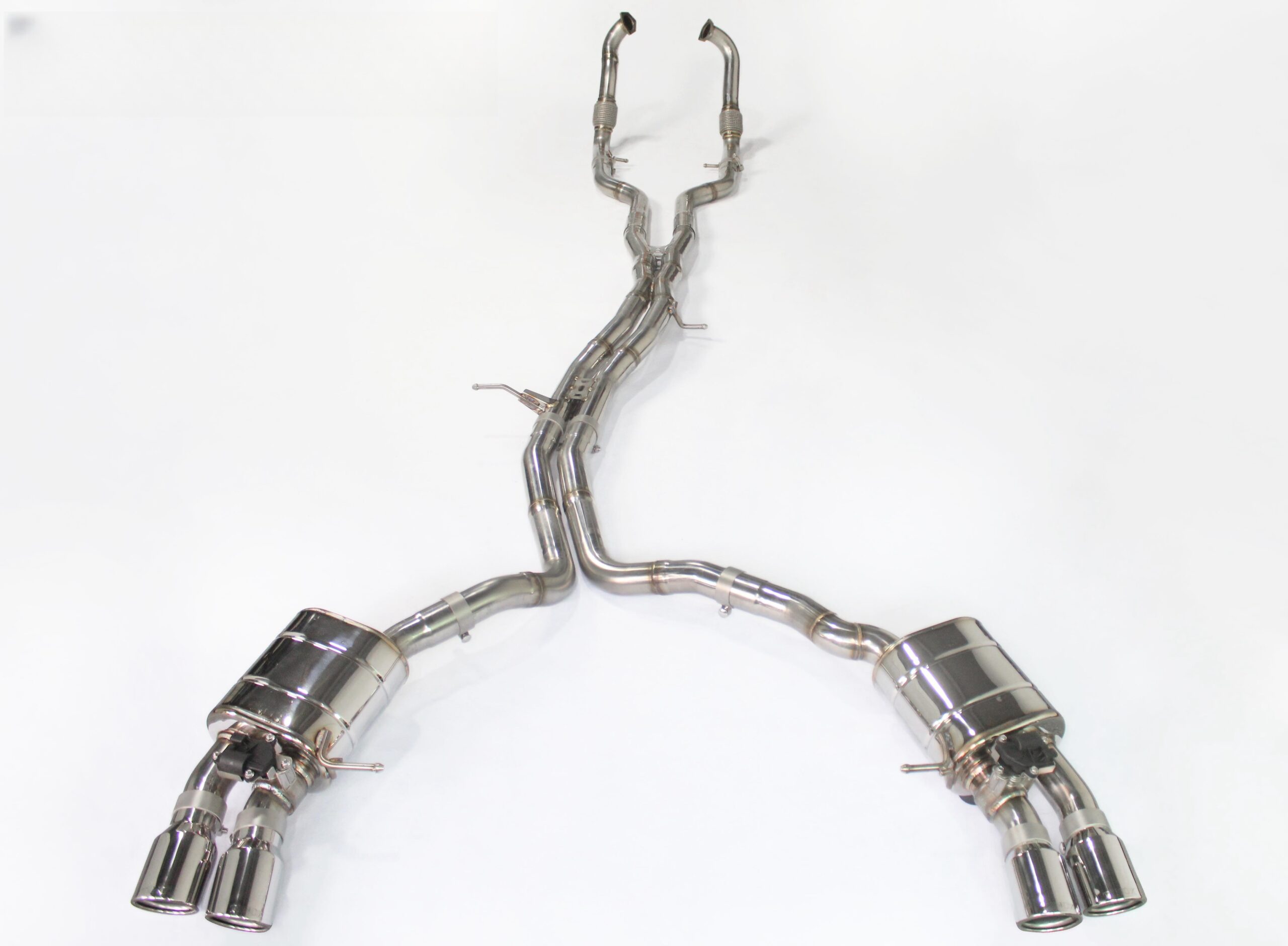 Audi A4S4RS4 A5S5RS5 Upgrade S4 Full Exhaust High Quality High Corrosion Resistance Extreme Light Weight High Heat Resistance Stainless Steel Exhaust System
