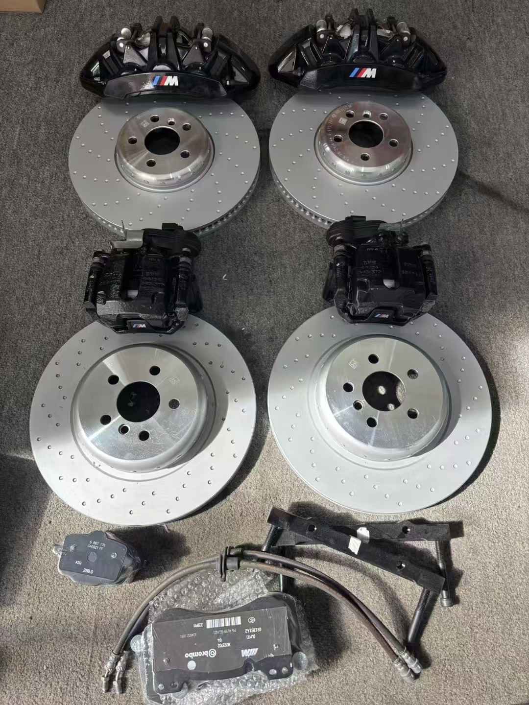 Brake System BMW M4 caliper upgrade G Chassis front 374 Rear 370