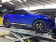 Jaguar F-pace front upgrade Brembo v6 with 380 high-carbon punch plate rear wheel enlargement plate 370 Perfect upgrade