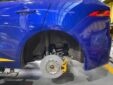 Jaguar F-pace front upgrade Brembo v6 with 380 high-carbon punch plate rear wheel enlargement plate 370 Perfect upgrade