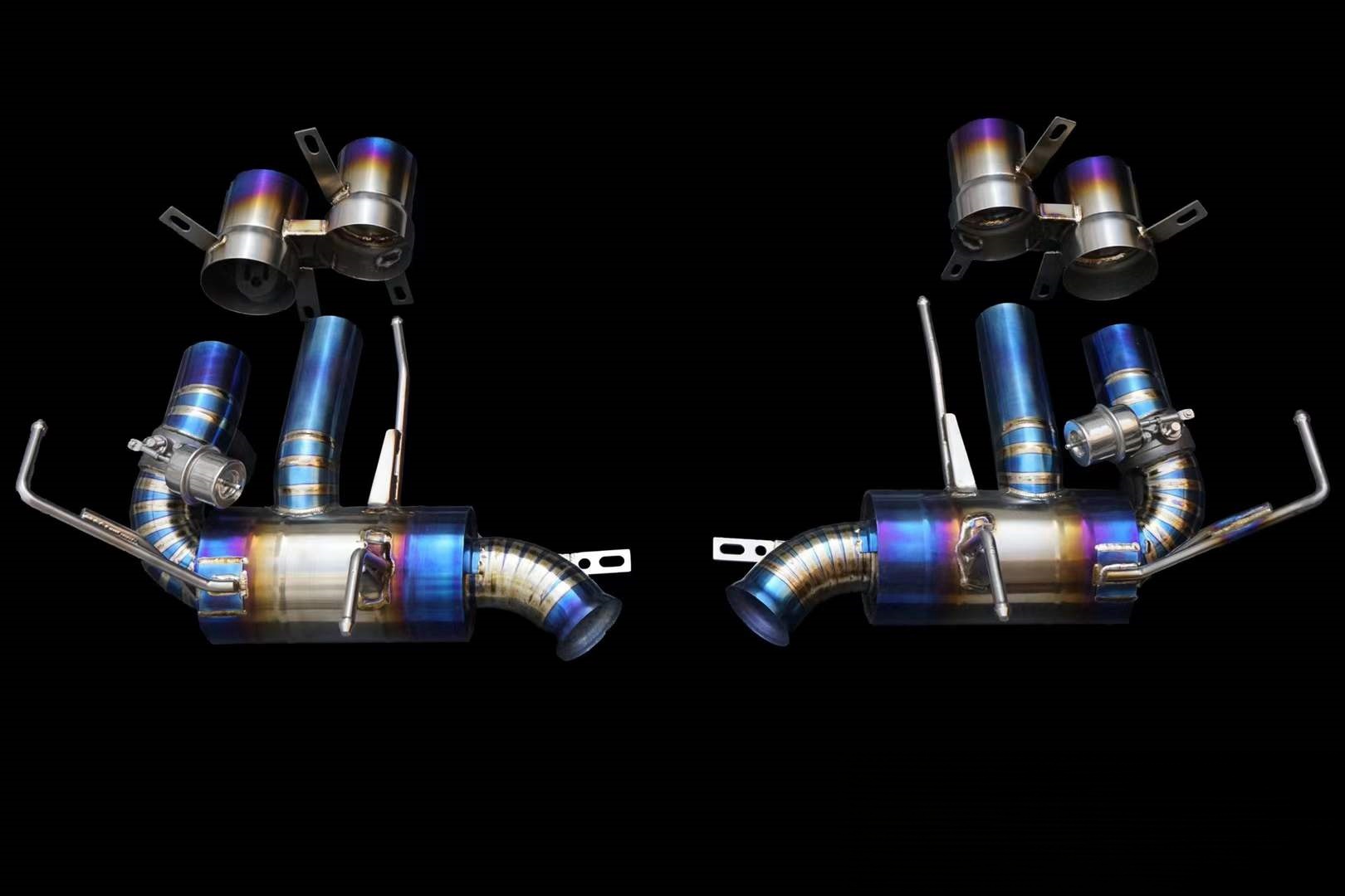 Ferrari FF Upgrade Full Exhaust High Quality High Corrosion Resistance Extreme Light Weight High Heat Resistance Titanium Alloy Exhaust System Stainless Steel Exhaust System