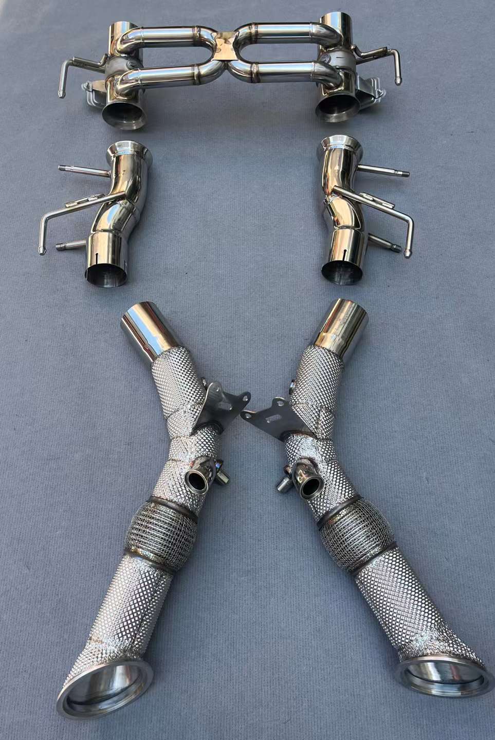 Ferrari SF90 Upgrade Full Exhaust High Quality High Corrosion Resistance Extreme Light Weight High Heat Resistance Stainless Steel Exhaust System
